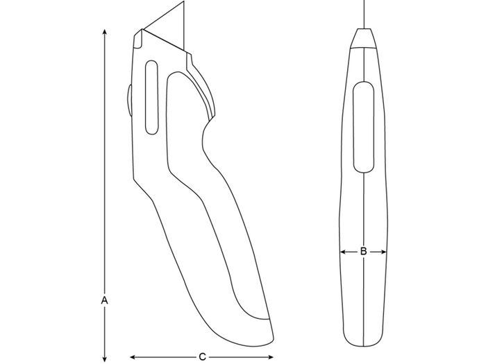 Bahco KERU01 ERGO Retractable Utility Knife