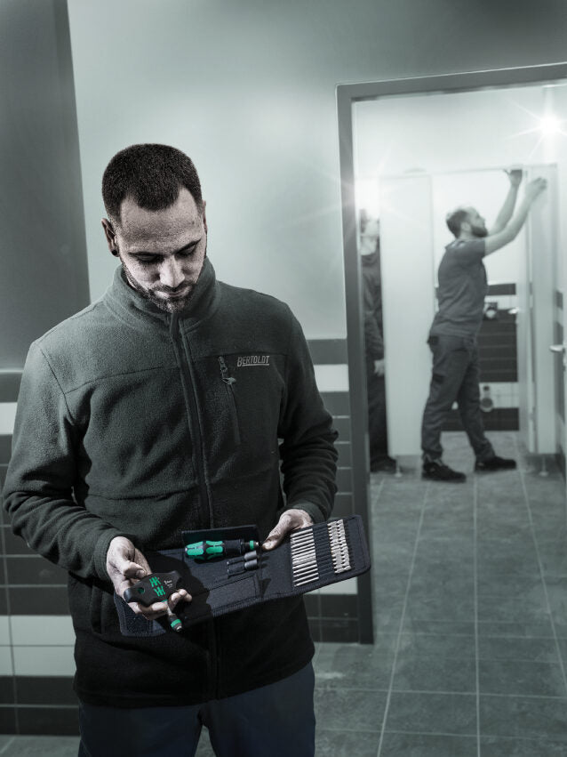 Wera 19 Pce Kraftform Kompakt 400 RA SHK Set 1, 18 Pce
