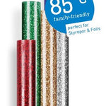 Steinel Glitter Glue Sticks 85°C 7mm Low Temp 16 Sticks 96G 084639