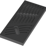 Wera 9833 Foam Insert 6001 Joker Switch Set 1, Empty