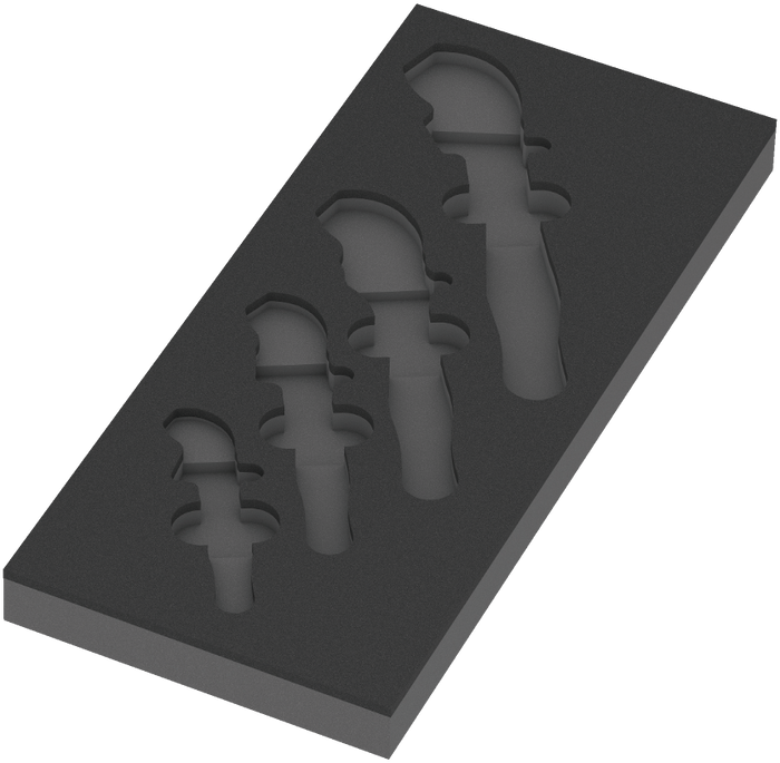 Wera 9834 Foam insert 6004 Joker VDE Set 1