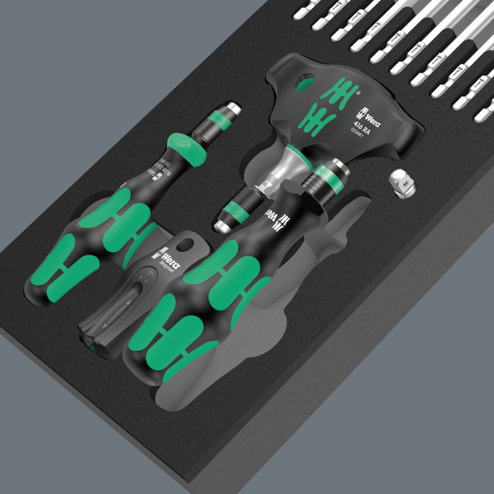 Wera 9752 Foam Insert Kraftform Kompakt with Ratchet Function Set 1, 24 Pce