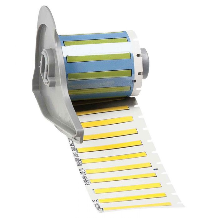 Brady PermaSleeve Heat Shrink Wire and Cable Labels for M7 Printers  44.45mm(W) x 4.62mm(H) Yellow