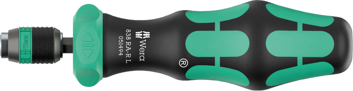 Wera 838 RA-R L Bitholding Screwdriver with Ratchet Functionality 1/4