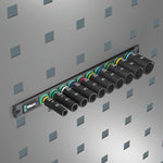 Wera 9660 Magnetic Rail B Impaktor Deep 1 Socket Set, 3/8