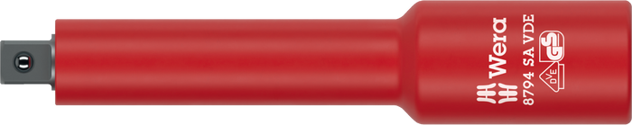 Wera 8794 SA VDE Zyklop Extension, Insulated, Short 1/4