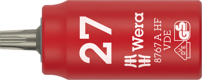 Wera 8767 A VDE HF Torx Zyklop Bit Socket 1/4