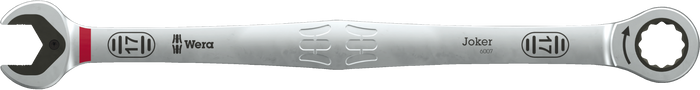 Wera 6007 Joker SB Ring Ratchet Combination Spanner, Long Design 17mm