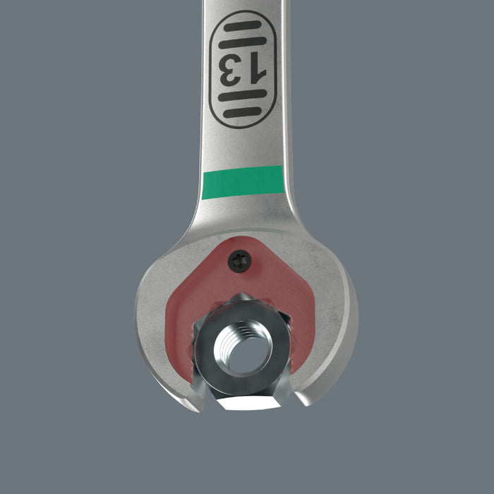 Wera 6007 Joker SB Ring Ratchet Combination Spanner, Long Design 8mm