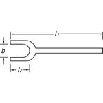 Hazet Removal And Assembly Fork 1780-23 80mm