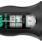 Wera Click-Torque Lock A6 R/L Adjustable Torque Wrench with Torque Lock Function, Continuous Bit Mounting 1/4