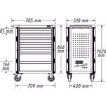 Hazet 70 Pce 7 Drawer Tool Trolley Assistent 179NX-7/70KV