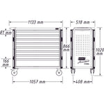 Hazet 8 Drawer Tool Trolley Assistent 179NXXL-8