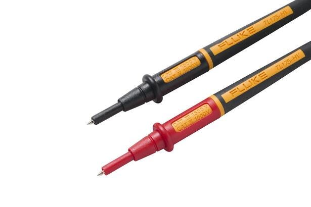 Fluke TL175-HV Cat III 1500 V TwistGuard™ Test Leads 2mm Dia Probe Tips