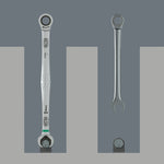 Wera 6007 Joker SB Ring Ratchet Combination Spanner, Long Design 17mm