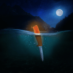Bahco Rescue Floating Knife with Handle/Holster