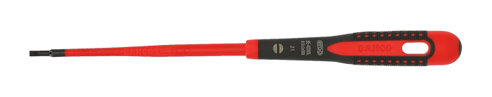 Bahco Ergo Slim Line 1000V Slotted Screwdriver 3mm Blade 100mm Length