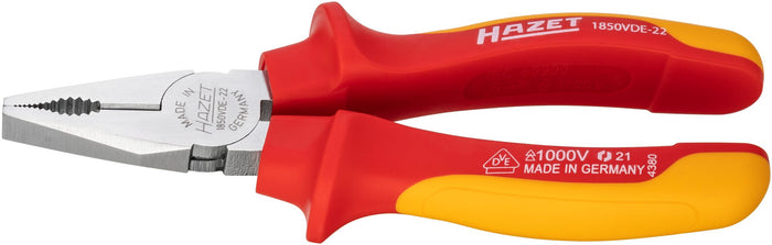 Hazet VDE Combination Pliers 1850VDE-22
