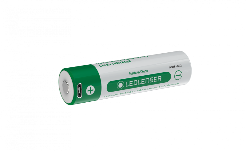 Ledlenser Accessory 18650 Li-ion Direct USB Micro Rechargeable Battery ...