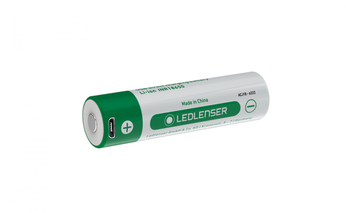 Ledlenser Accessory 18650 Li-ion Direct USB Micro Rechargeable Battery ST5R/ST6R/ST7R/P6R Core QC