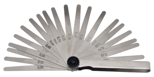 Elora Feeler Gauge stainless steel 13-pcs 0.05-1.00mm 188R-20M