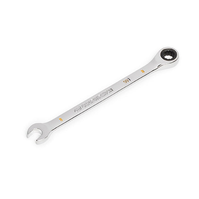Gearwrench 8mm 90-Tooth 12 Point Ratcheting Combination Spanner 86908
