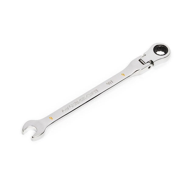 Gearwrench 9mm 90-Tooth 12 Point Flex Head Ratcheting Combination Spanner 86709