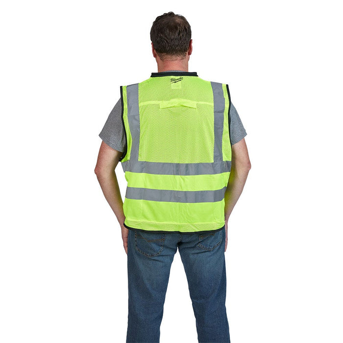 Milwaukee Premium High Visibility Vest Yellow Size L/XL