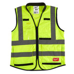 Milwaukee Premium High Visibility Vest Yellow Size L/XL