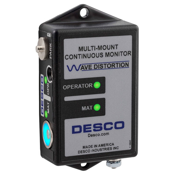 Desco 19337 Multi-Mount Continuous Monitor with Universal Plug