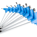 Unior 2.5-10mm T-Handle Hex Wrenches 10 Pce Set in Carton Box 193HXCB