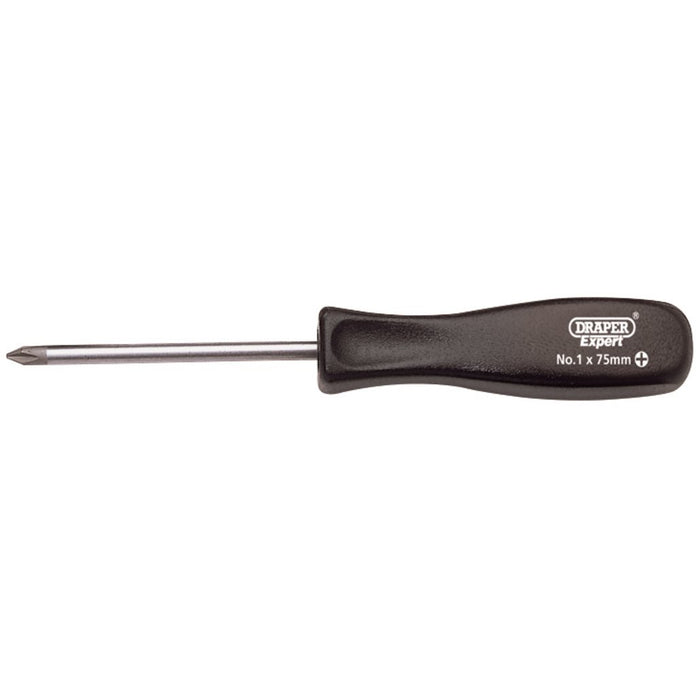 Draper Tools Expert Cross Slot Mechanics Screwdriver No.1 x 75mm 19532