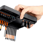 Bahco 1/4” Impact Torsion Bit Set for Phillips/TORX®/Robertson/Hex Head Screws 38 Pcs