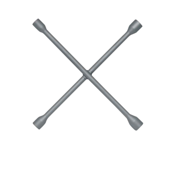 Elora Four Way Wheel Nut Wrench 17x19x13/16inx22 195WS-17