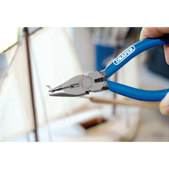 Draper Tools 115mm Spring Loaded Long Nose Pliers 19647
