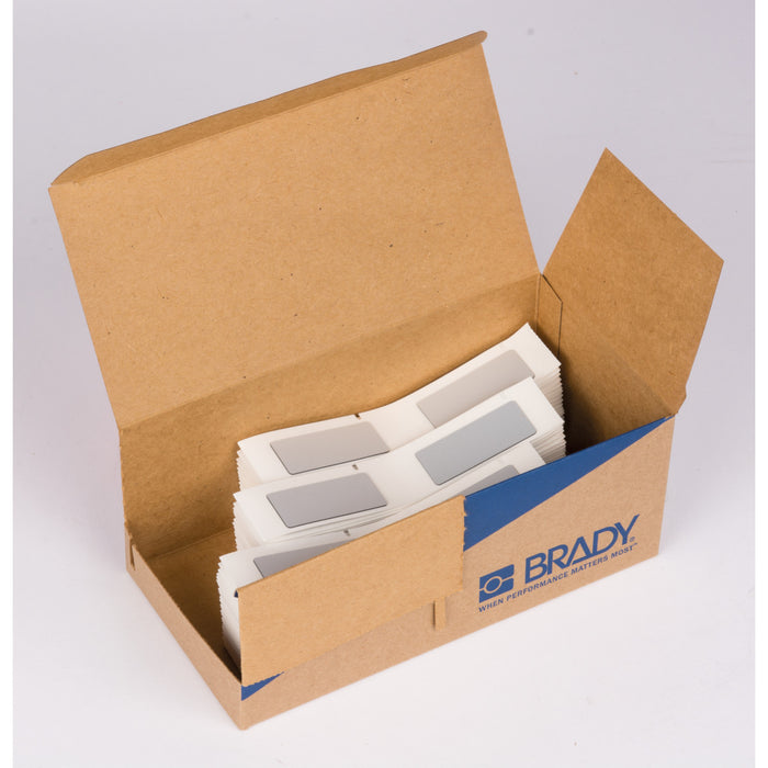 Brady M710 Label Printer Labels 500 Labels/Box 45.00mm(W) x 15.00mm(H) Silver