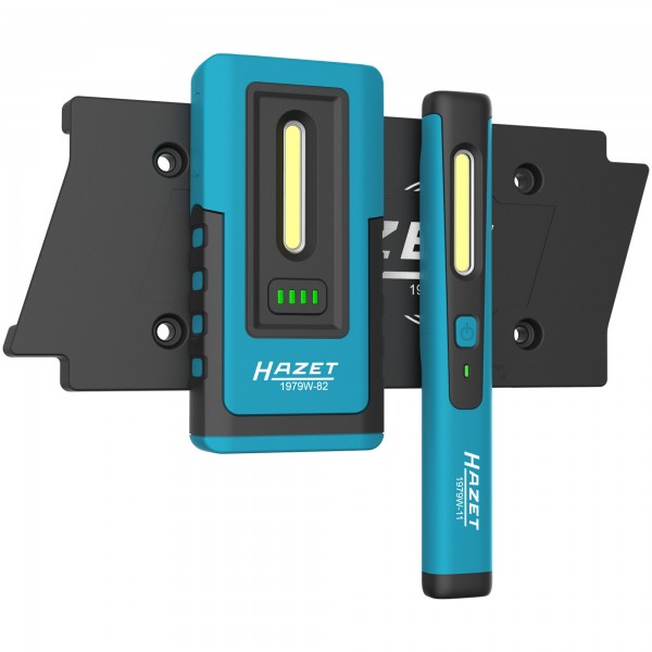 Hazet 3 Pce Led Inspection Light Set Wireless Charging 1979NW/3