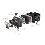 Ledlenser HF6R Signature 1000lm Rechargeable IP68 Digital Advanced Focus RGB 135gm Headlamp Camo