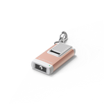 Ledlenser K4R 120lm Rechargeable LED Pocket Keyring - Rose Gold