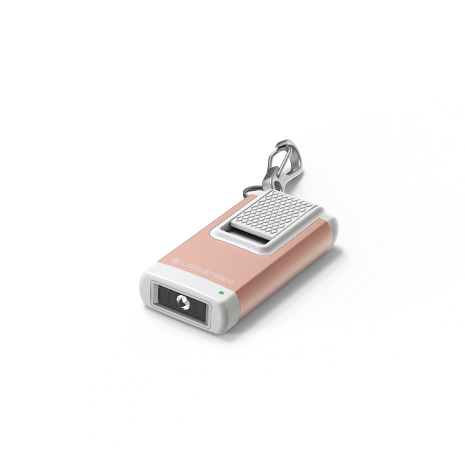 Ledlenser K4R 120lm Rechargeable LED Pocket Keyring - Rose Gold