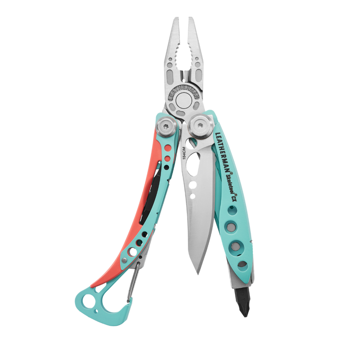 Leatherman 7 Tool Skeletool CX Lightweight Multi-Tool with Knife Blade Paradise