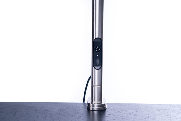 Daylight Slimline 4 LED Table Lamp - Brushed Steel