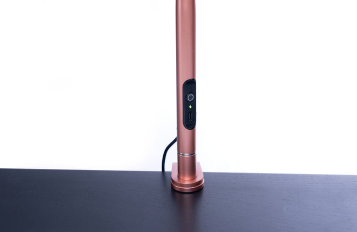 Daylight Slimline 4 LED Table Lamp - Rose Gold