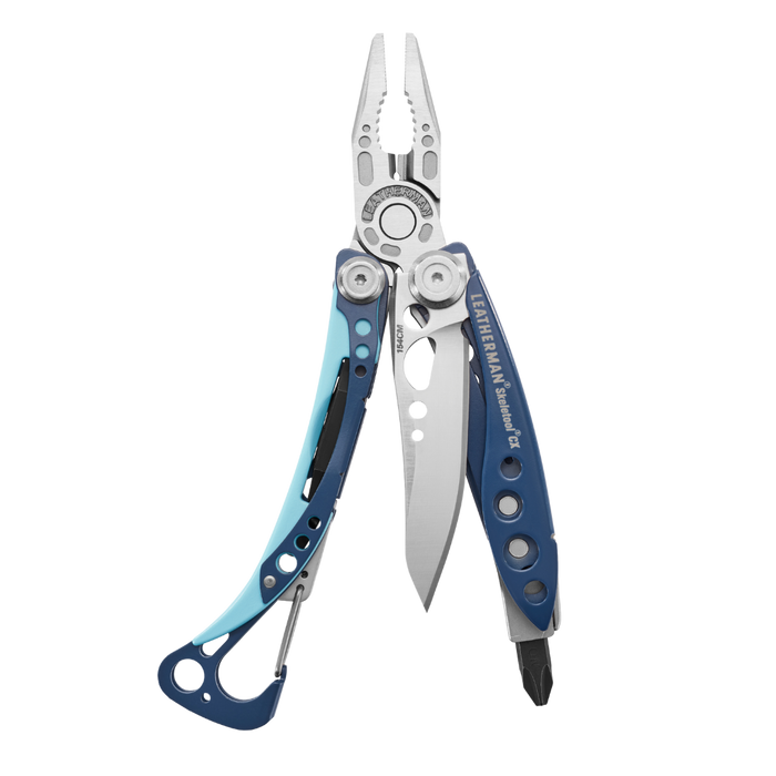 Leatherman 7 Tool Skeletool CX Lightweight Multi-Tool with Knife Blade Nightshade