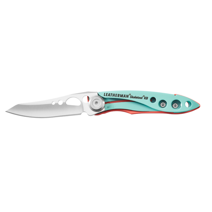 Leatherman Skeletool KB Folding Pocket Knife with Clip 420HC S/S Blade Paradise Box