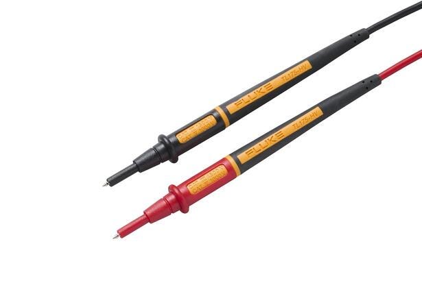 Fluke TL175-HV Cat III 1500 V TwistGuard™ Test Leads 2mm Dia Probe Tips