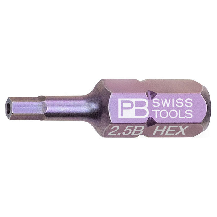 PB Swiss C6 210B Hex with Bore Hole PrecisionBit C6 6.3 (1/4