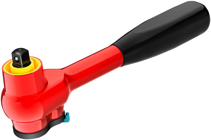 Hazet 8816HPKV Reversible Ratchet with Protective Insulation Length 208mm
