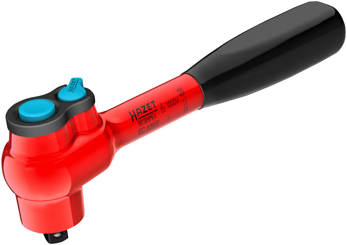 Hazet 8816HPKV Reversible Ratchet with Protective Insulation Length 208mm