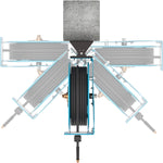 Hazet 9040OS-10 Open Hose Reel